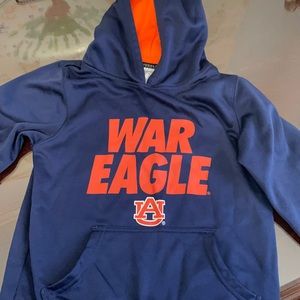 Auburn hoodie with minor wear